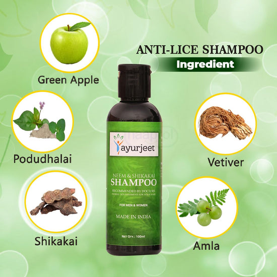 Instant Anti Lice Oil & Shampoo With Lice Comb | Natural Lice Removal | Fast Results | Gentle Anti Lice Shampoo | Lice And Nits Removal | Safe For Kids | Easy Application