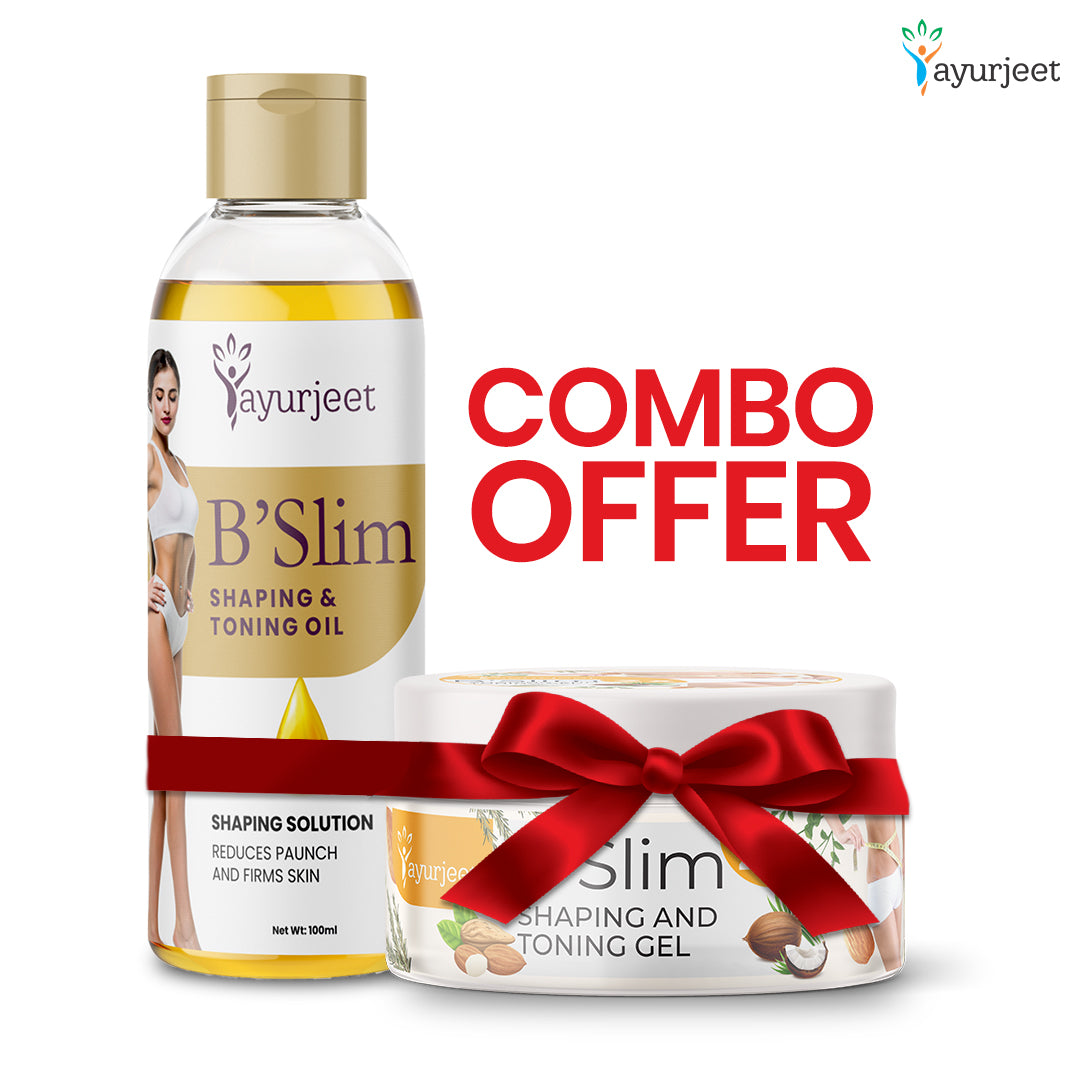 Buy Ayurjeet B'slim Shaping Cream + Body Toning Oil Online at Best Price in  India on