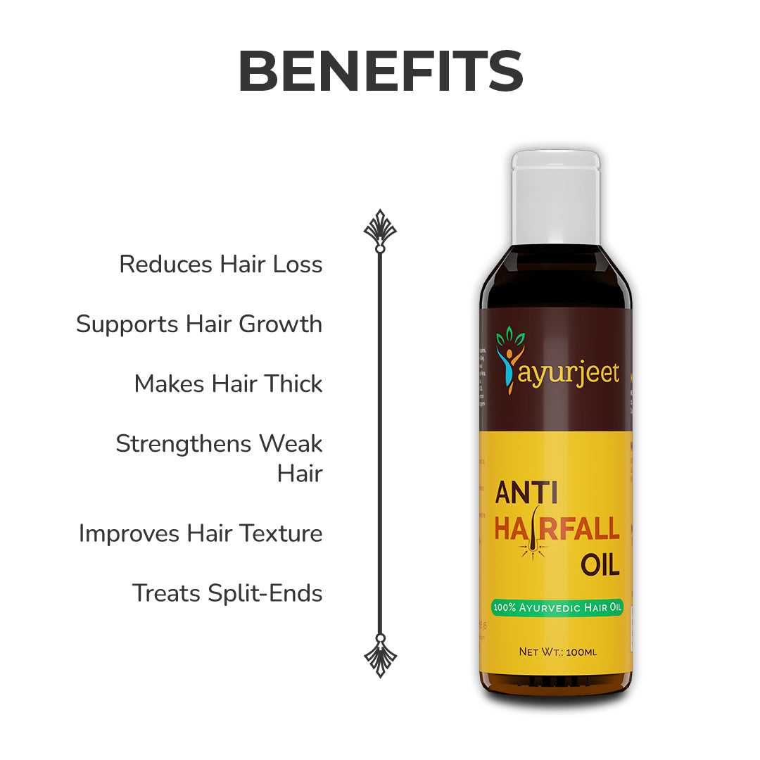 Anti Hairfall Oil is specially Formulated with Natural Ingredients that Nourish and Strengthen hair from the Roots to the tips.