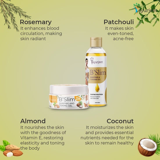 Slimming Massage Gel + Slimming Massage Oil Combo