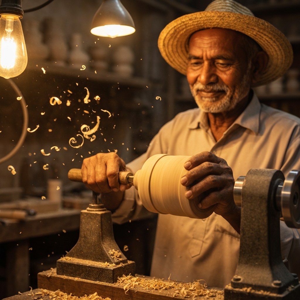 Handcrafted in India